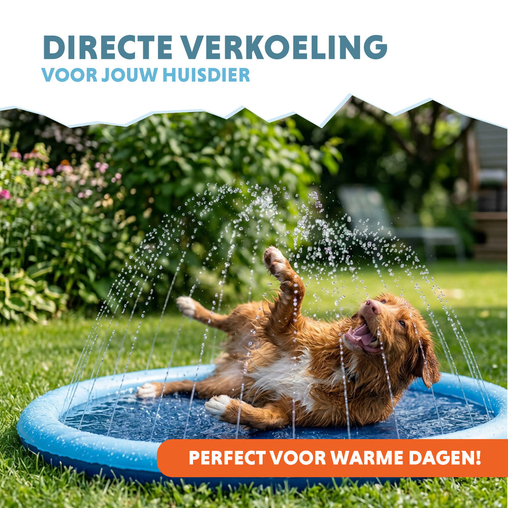 Coolpets Splash Sprinkler Pad M 150 cm