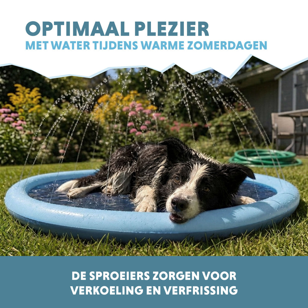 Coolpets Splash Sprinkler Pad M 150 cm