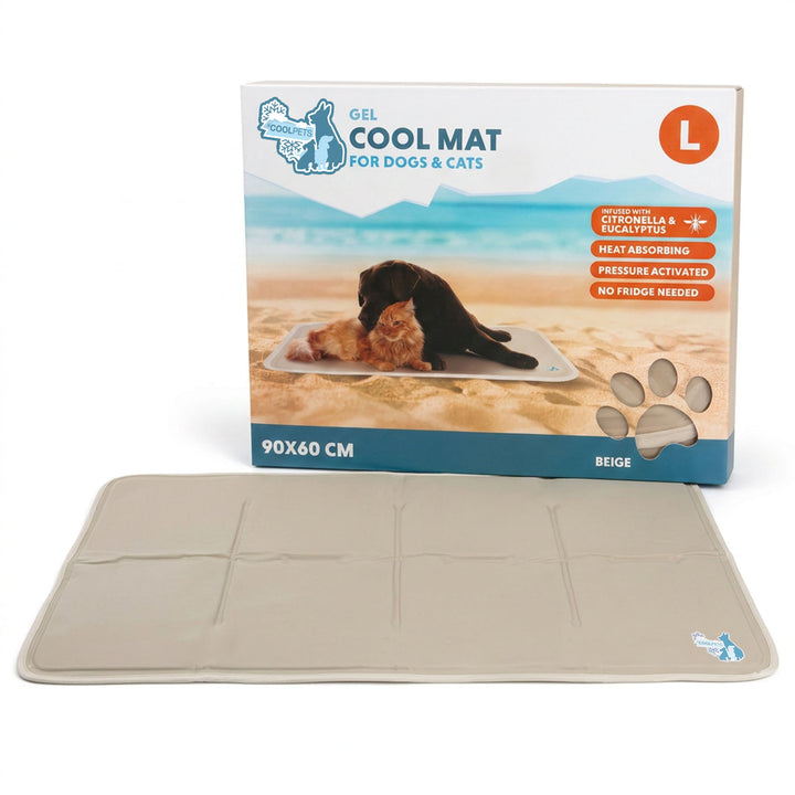 
  Coolpets Gel Cooling Mat Beige L - artikelnummer COOL0263L
