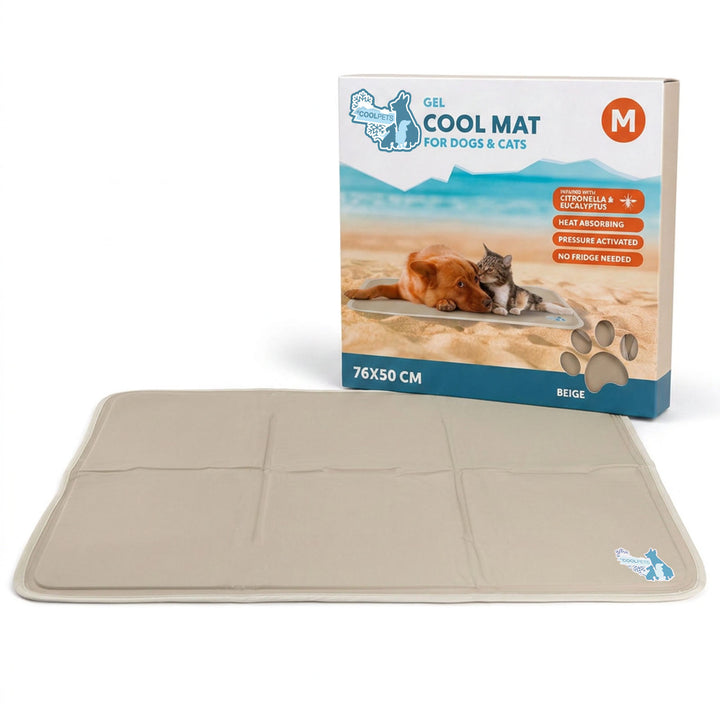 
  Coolpets Gel Cooling Mat Beige M - artikelnummer COOL0263M
