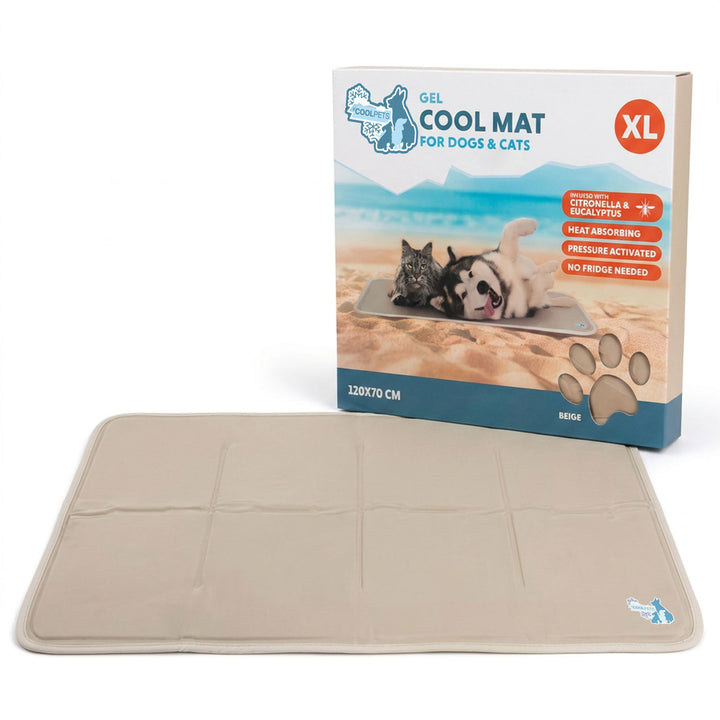 
  Coolpets Gel Cooling Mat Beige XL - artikelnummer COOL0263XL
