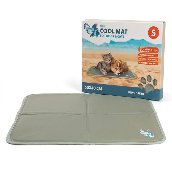 
  Coolpets Gel Cooling Mat Olijfgroen S - artikelnummer COOL0264S
