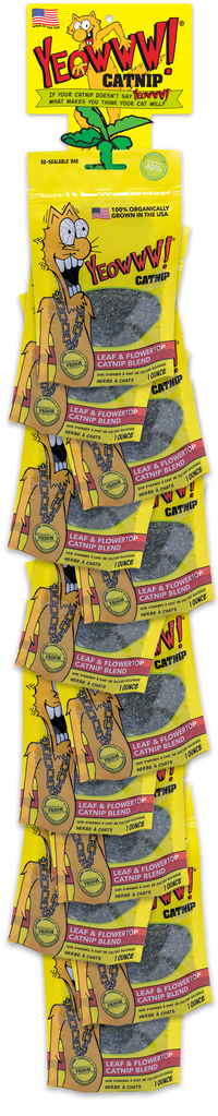 Yeowww! Display Strip Catnip 12 st.
