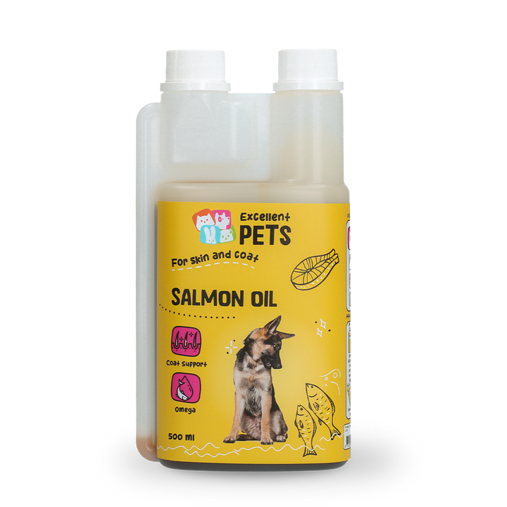 
  Excellent Pets Dog Salmon Oil 500 ml - artikelnummer DOGF0500
