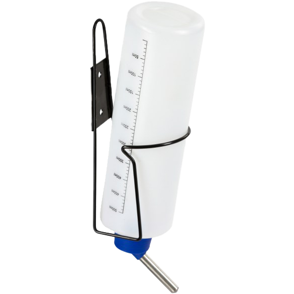 Drinkfles met houder uit metaal 500 ml