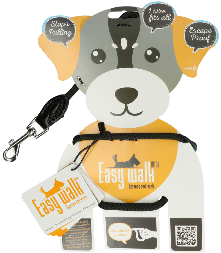 
  Easy Walk Schoudermodel Zwart - Mini - artikelnummer EASY0004
