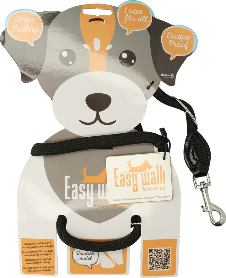 
  Easy Walk Schoudermodel Zwart - Regular - artikelnummer EASY0005
