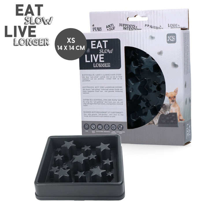 
  Eat Slow Live Longer Star Grijs XS - artikelnummer EATS012E
