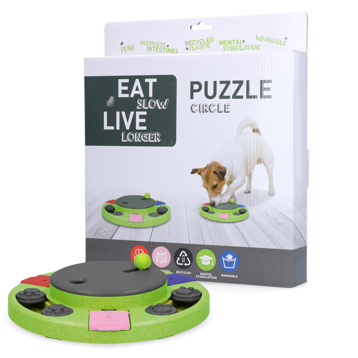 
  Eat Slow Live Longer Puzzle Circle - artikelnummer EATS070A
