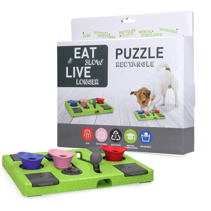 
  Eat Slow Live Longer Puzzle Rectangle - artikelnummer EATS070B
