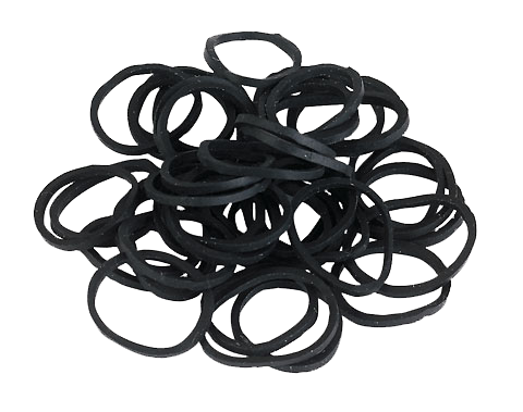 
  Elastiekjes rubber zwart - artikelnummer ELAS0102

