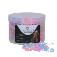 Excellent Horse Rubber Bands Silicone Rainbow