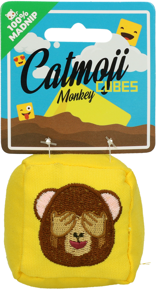 
  Catmoji Cube Monkey - artikelnummer EMOJ036

