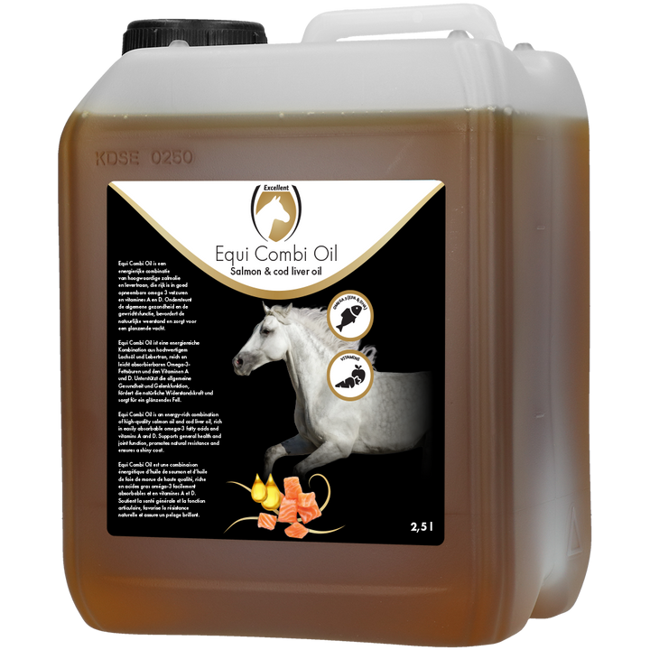 
  Excellent Horse Combi Oil 2,5 l - artikelnummer EQUI0022GD
