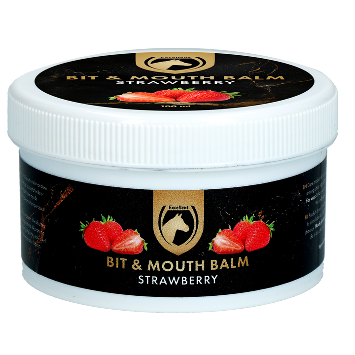 
  Excellent Horse Bit & Mouth Balm Aardbei - artikelnummer EXCE03052
