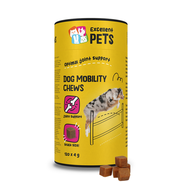 
  Excellent Pets Dog Mobility Soft Chews 120 Treats - artikelnummer EXCE5020B
