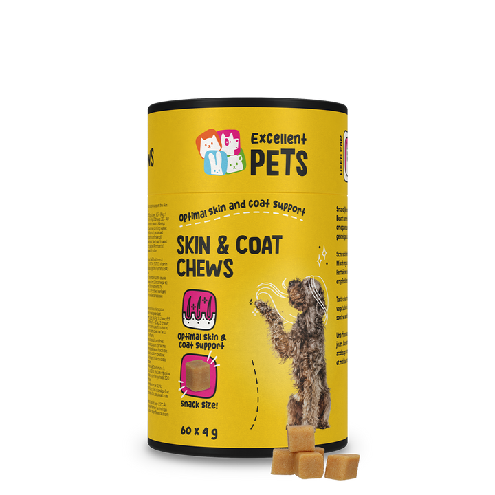 
  Excellent Pets Skin & Coat Soft Chews 60 Treats - artikelnummer EXCE5030A
