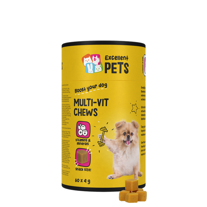 
  Excellent Pets Multi-Vit Soft Chews 60 Treats - artikelnummer EXCE5060A

