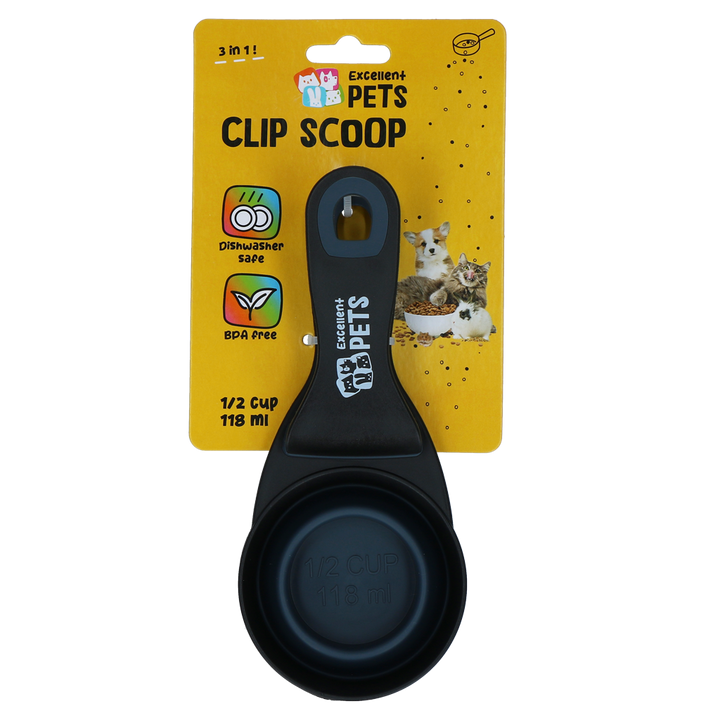 
  Excellent Pets Voerschep met Sluitclip 0,5 cup - artikelnummer EXCE7090C
