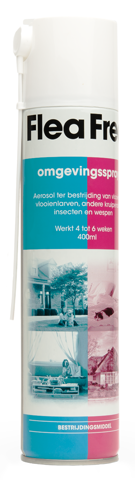
  Flea Free Omgevingsspray 400ml - artikelnummer EXILV0008R

