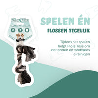 Floss Toss Dental Rope 2 Knot - 30 cm