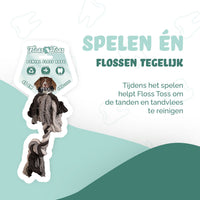 Floss Toss Dental Rope 2 Knot - 45 cm