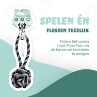 Floss Toss Dental Rope Exteme Tug and Ball - 60 cm