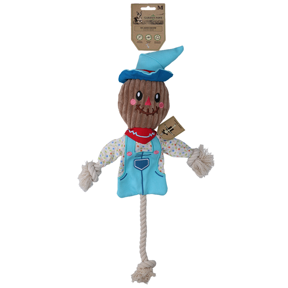 Garden Paws Scarecrow Calvin Crow M