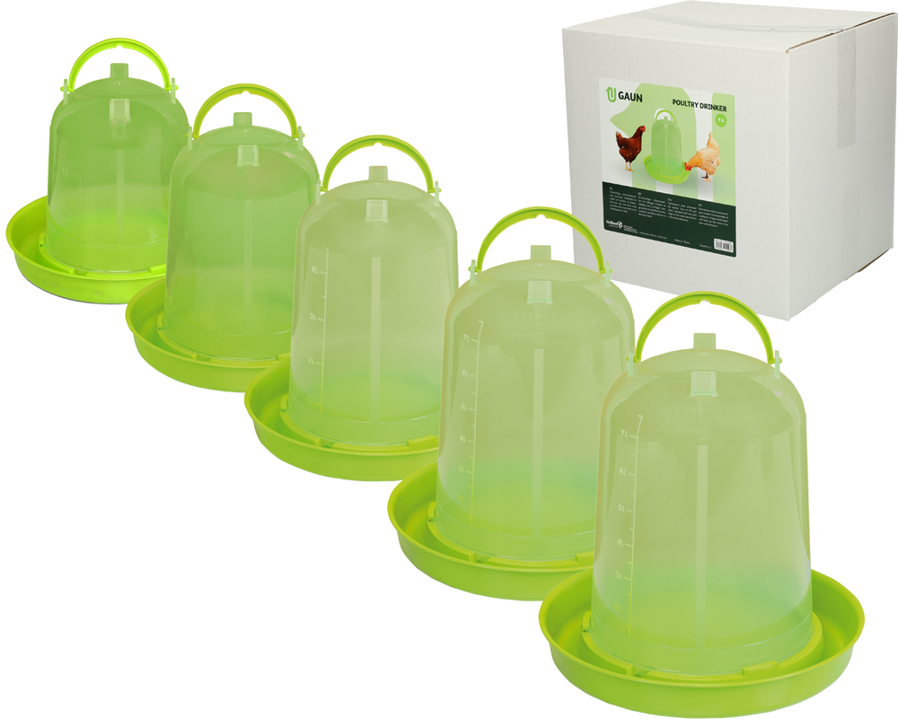 Gaun Pluimvee Drinktoren Limoengroen 1,5 l
