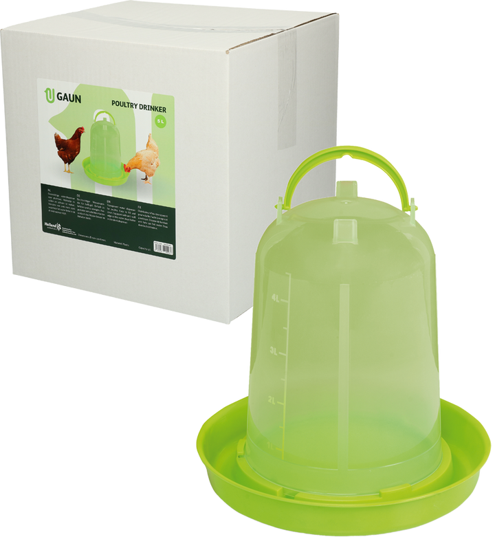 
  Gaun Pluimvee Drinktoren Limoengroen 5 l - artikelnummer GAUN10941
