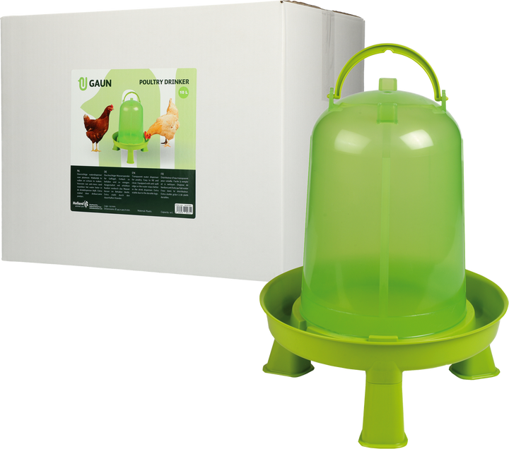 
  Gaun Pluimvee Drinktoren op Pootjes Limoengroen 10 l - artikelnummer GAUN10947
