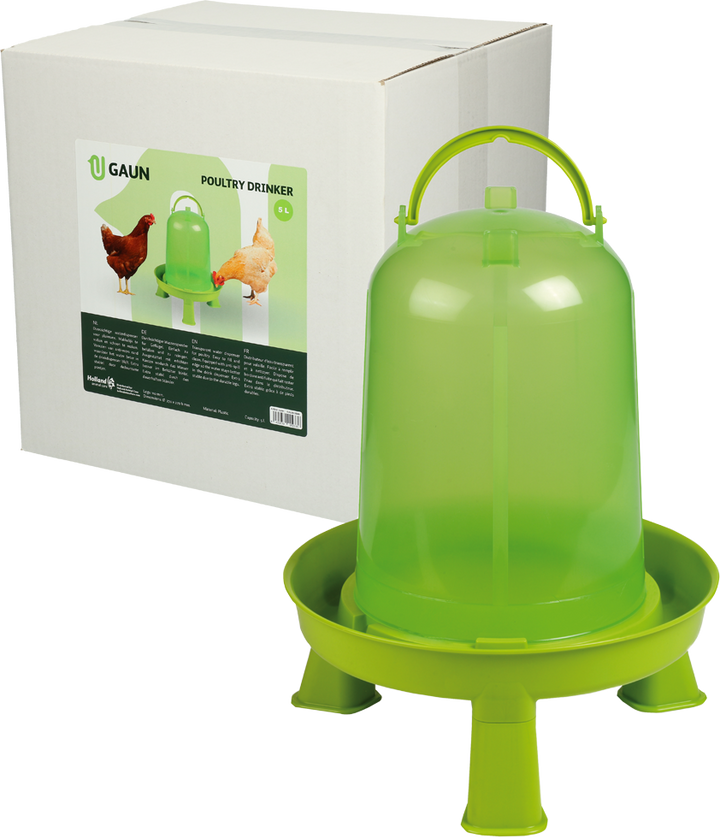 
  Gaun Pluimvee Drinktoren op Pootjes Limoengroen 5 l - artikelnummer GAUN10949
