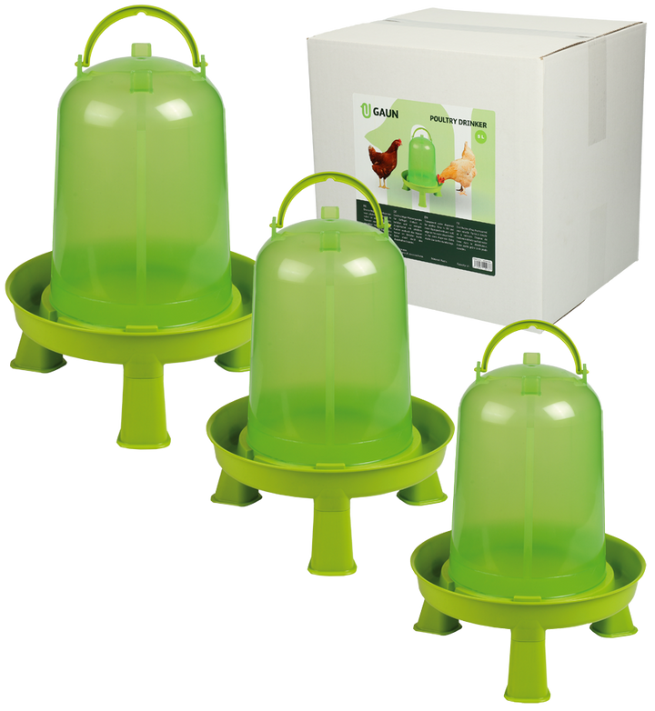 
  Gaun Pluimvee Drinktoren op Pootjes Limoengroen 1,5 l - artikelnummer GAUN10933
