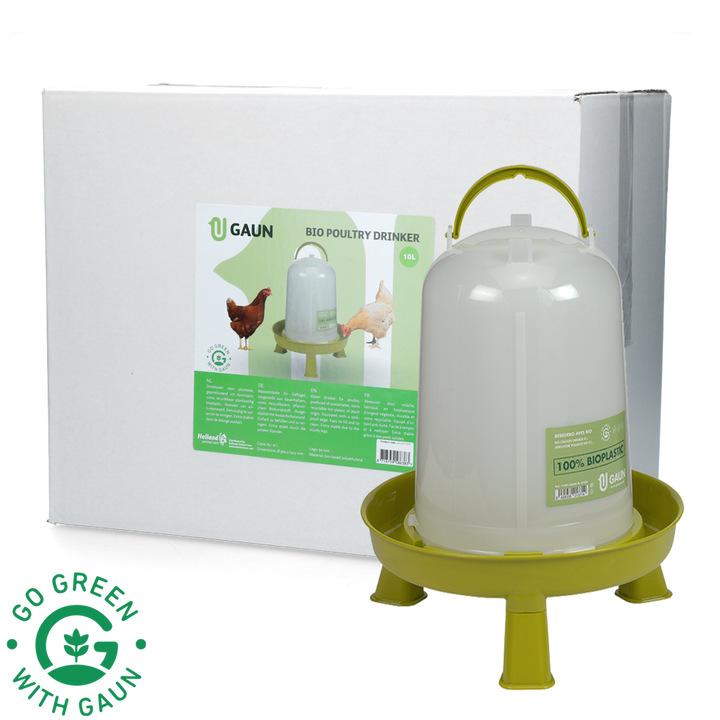 
  Gaun Pluimvee Drinktoren op Pootjes Bio Limoengroen 10 l - artikelnummer GAUN11097
