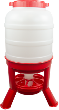 Gaun Pluimvee Voertoren Hopper op Pootjes Rood 40 l