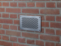 GevelFix Voorzetrooster RVS 10 x 14 cm