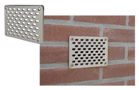 GevelFix Voorzetrooster RVS 10 x 14 cm