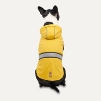 Goo-eez Reflective Hooded Raincoat XS Geel/Grijs