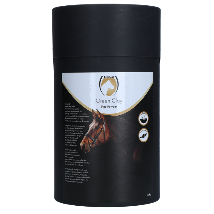 
  Excellent Horse Green Clay Fine Powder 2 kg - artikelnummer GROE00984
