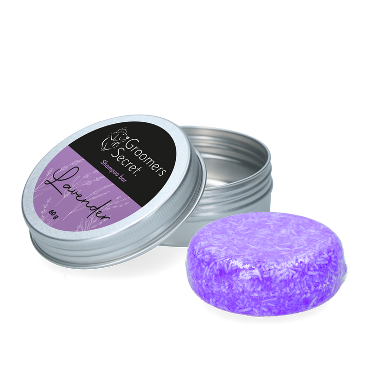 
  Groomers Secret Shampoo Bar Lavendel - artikelnummer GROO020
