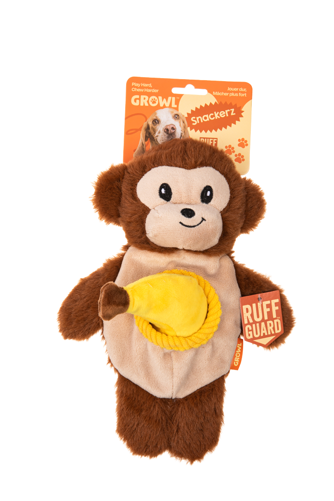 
  Growl Snackerz Milo de Aap - artikelnummer GROWL52032
