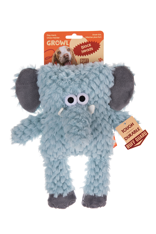 
  Growl Block Heads Trunky de Olifant - artikelnummer GROWL52067
