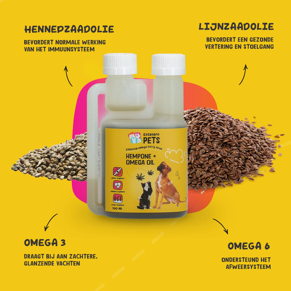 Excellent Pets HempOne + Omega Oil 100 ml