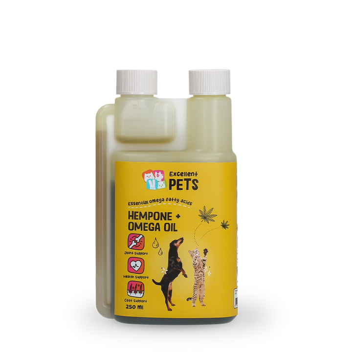 
  Excellent Pets HempOne + Omega Oil 250 ml - artikelnummer HEMP0251
