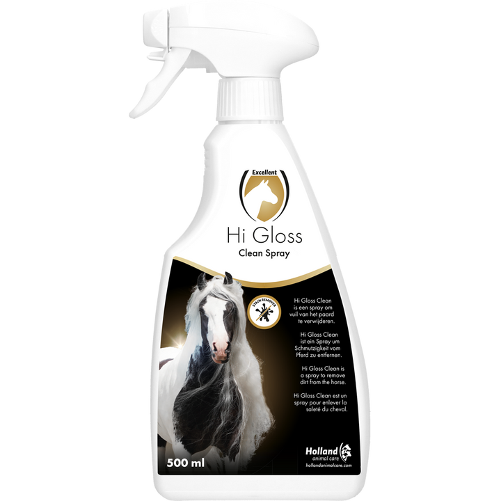 
  Excellent Horse Hi Gloss Clean Spray 500 ml - artikelnummer HIGL50500
