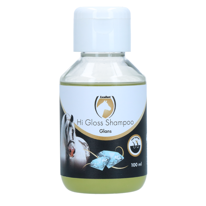 
  Excellent Horse Hi Gloss Shampoo Original 100 ml - artikelnummer HIGL5056
