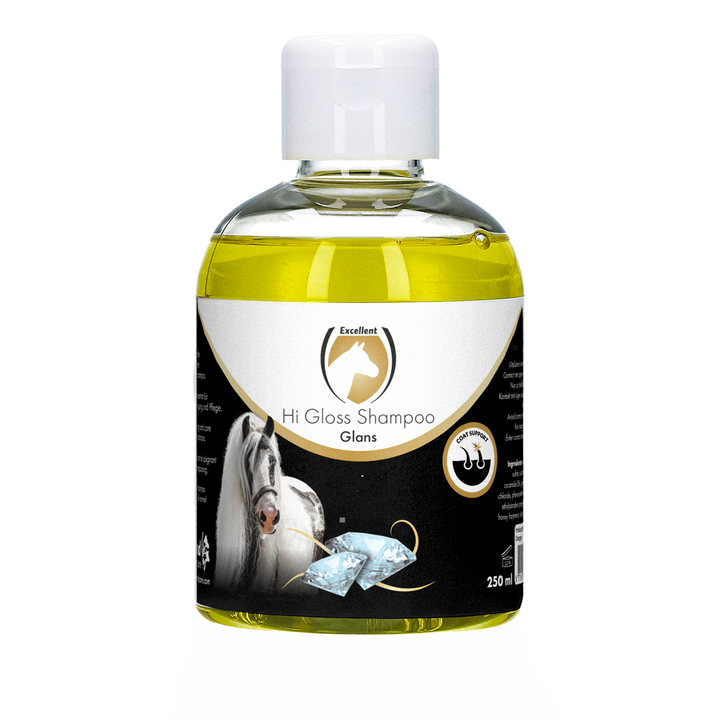 
  Excellent Horse Hi Gloss Shampoo Original 250 ml - artikelnummer HIGL5058
