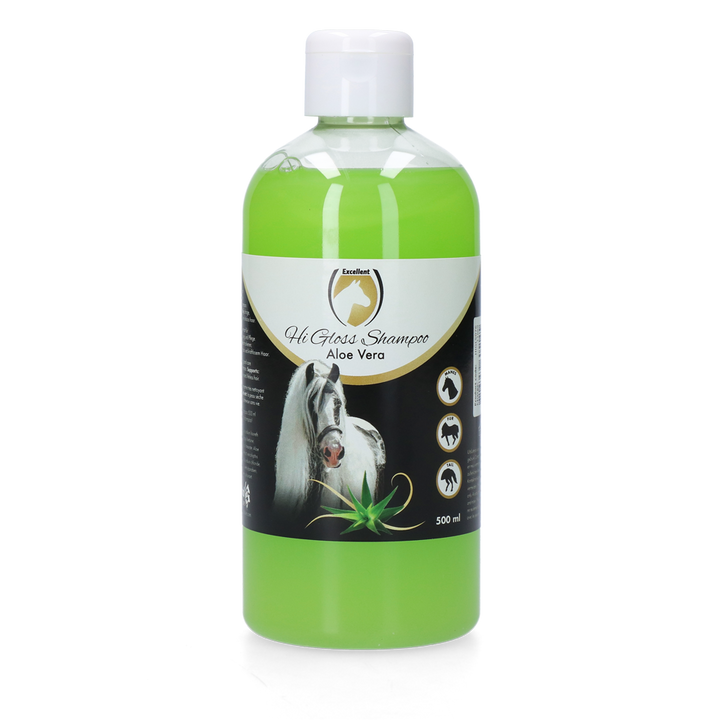 
  Excellent Horse Hi Gloss Shampoo Aloe Vera 500 ml - artikelnummer HIGL5076
