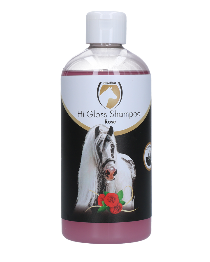 
  Excellent Horse Hi Gloss Shampoo Rose 500 ml - artikelnummer HIGL5098
