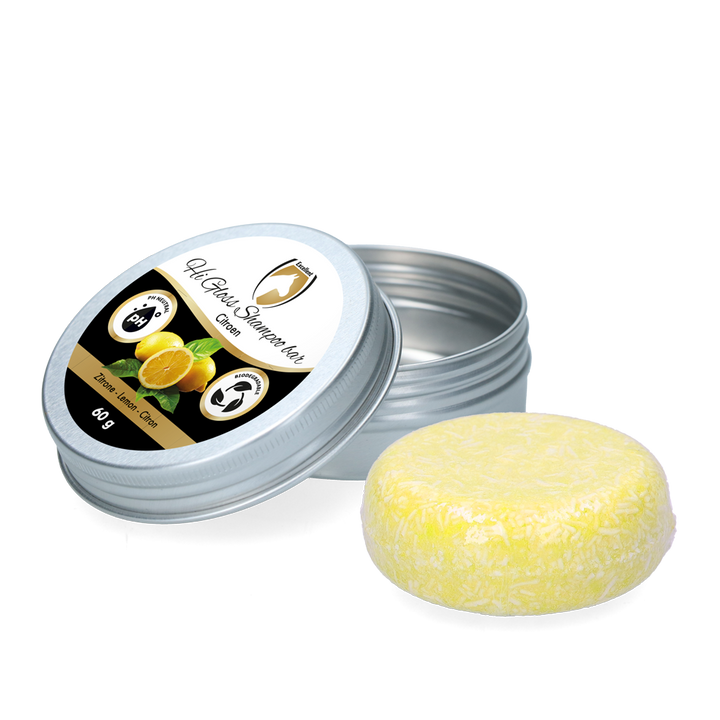 
  Excellent Horse Hi Gloss Shampoo Bar Citroen 60 g - artikelnummer HIGL6054
